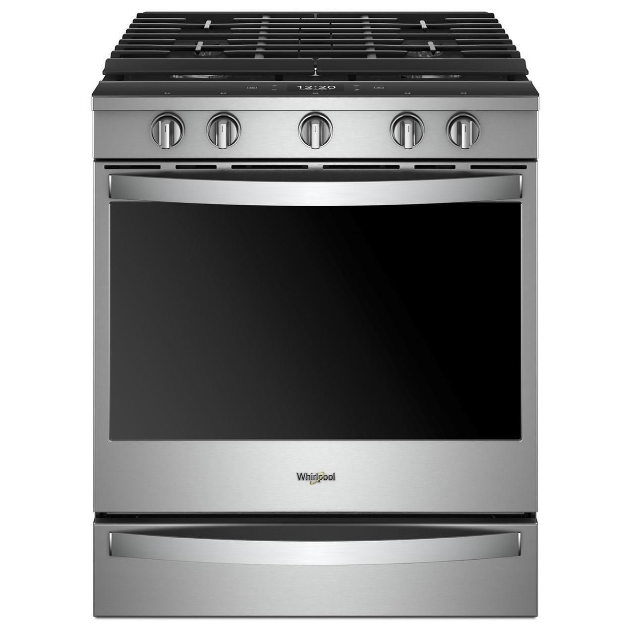 Whirlpool WEG750H0HZ 5.8 Cu. Ft. Smart Slidein Gas Range with EZ2